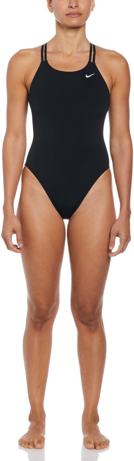 Nike Women's HydraStrong Spiderback One Piece Piece Swimsuit Academy