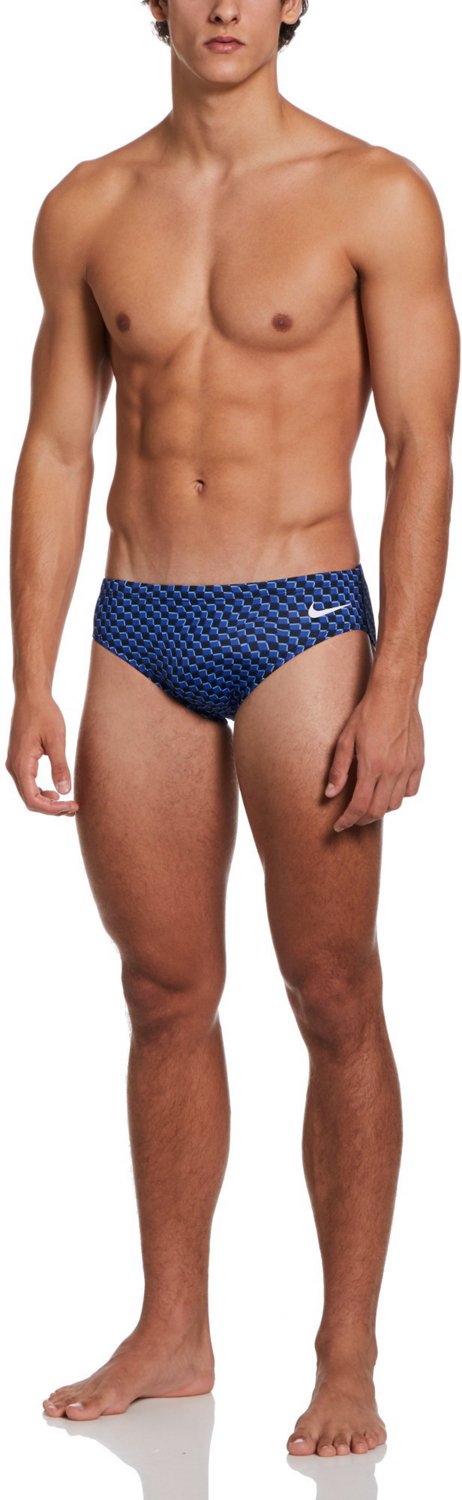 Nike Men's Drippy Check Swim Brief - view number 5