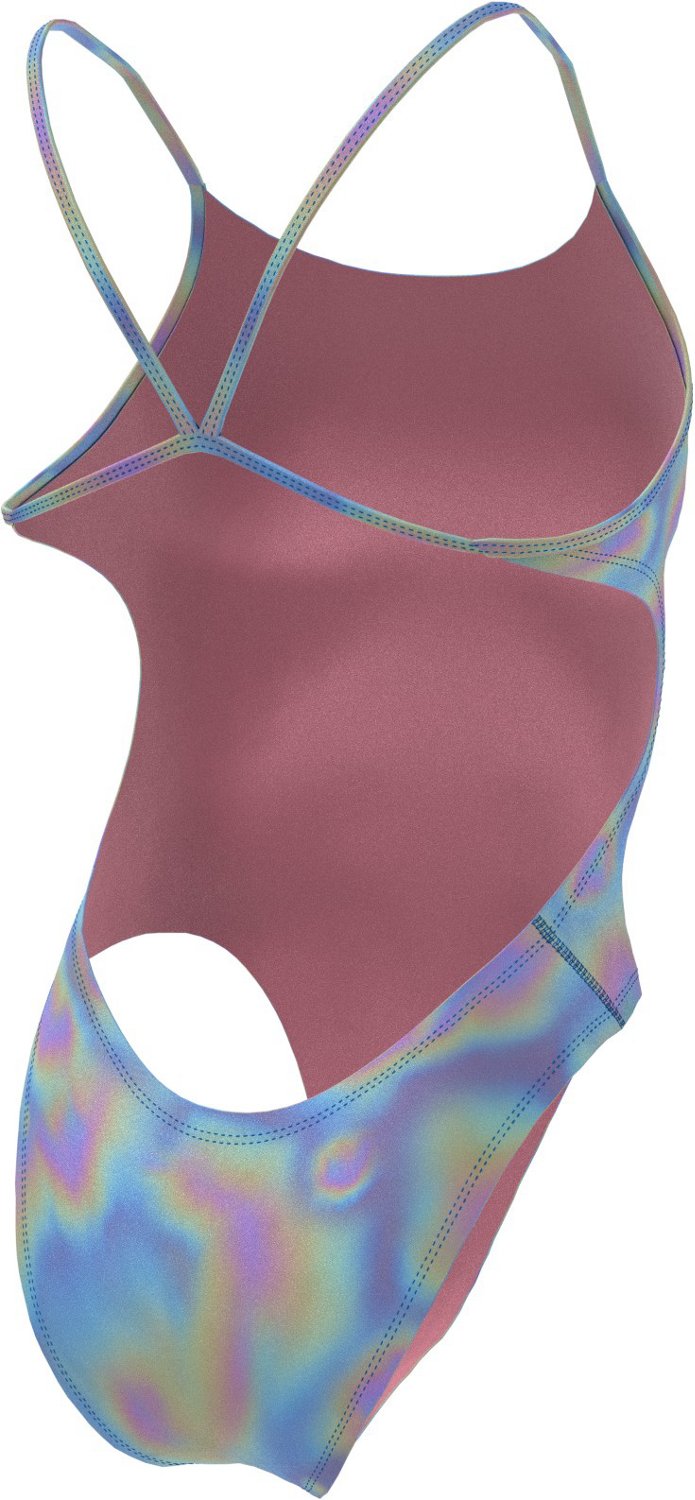 Nike Women's HydraStrong Multi Print Cutout One Piece Swimsuit - view number 2