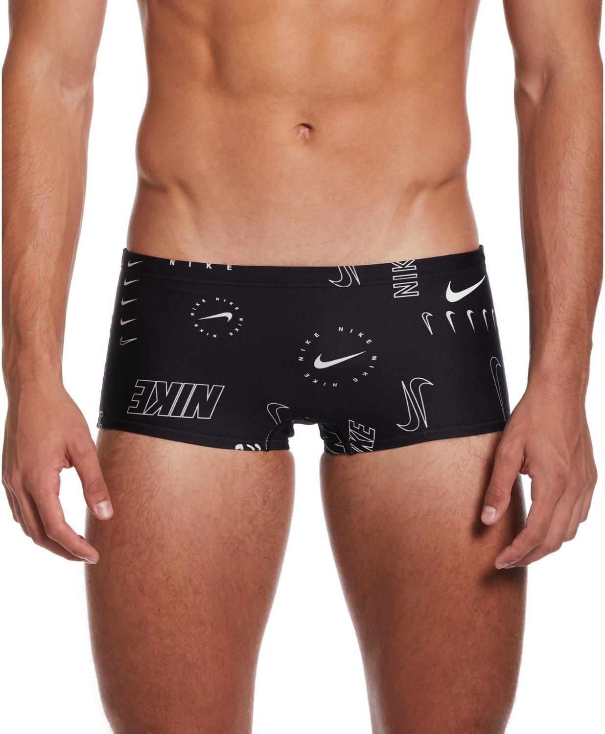 Nike Men's HydraStrong Multi Print Square Leg Swim Brief