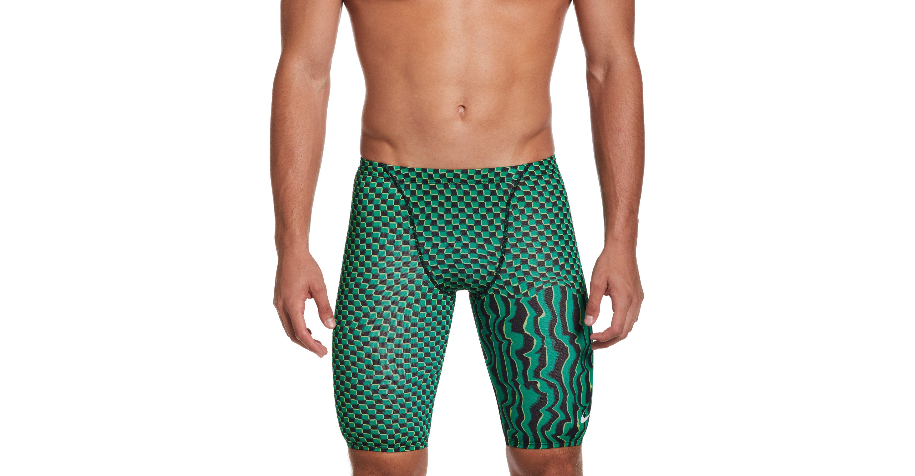 Nike Men's Drippy Check Swim Jammer