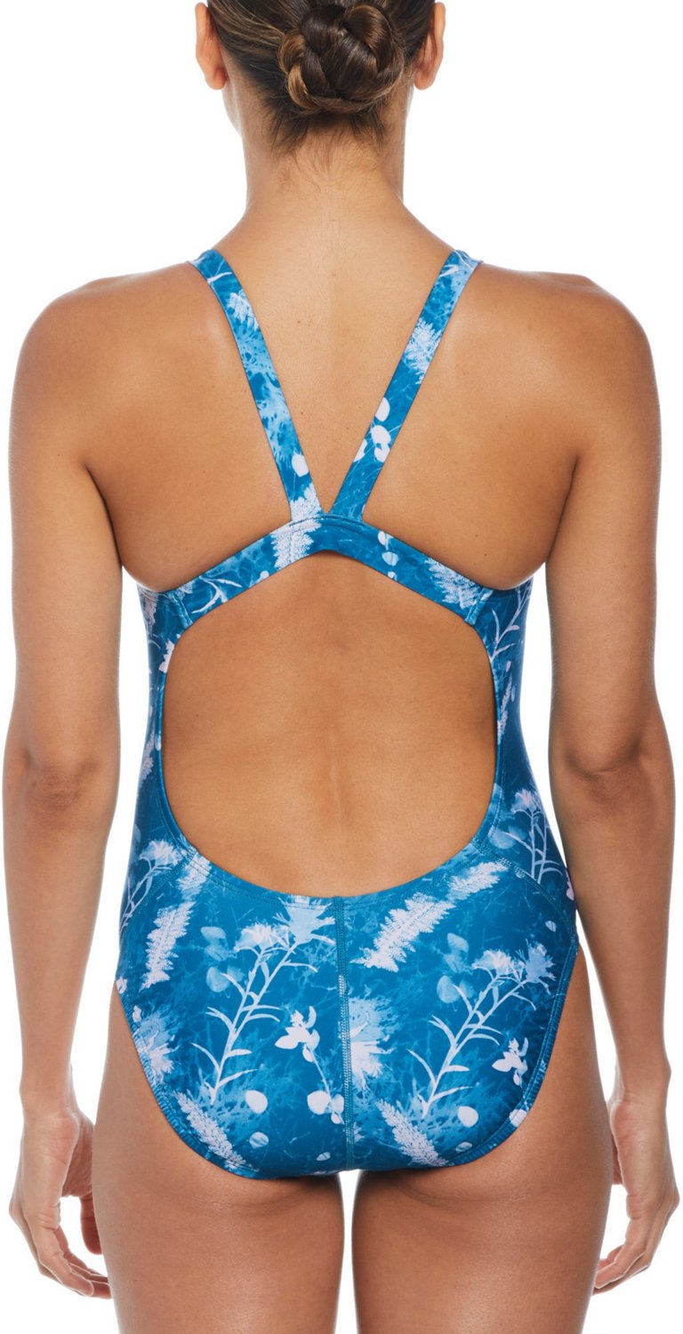 Nike Women's HydraStrong Multi Print Fastback One Piece Swimsuit                                                                 - view number 2