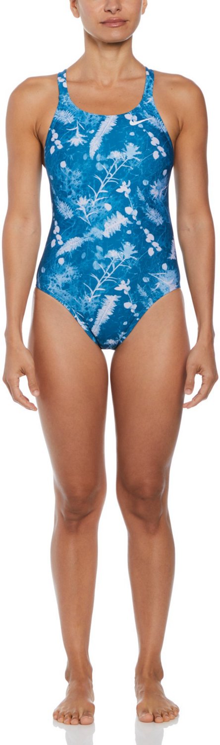Nike Women's HydraStrong Multi Print Fastback One Piece Swimsuit                                                                 - view number 3