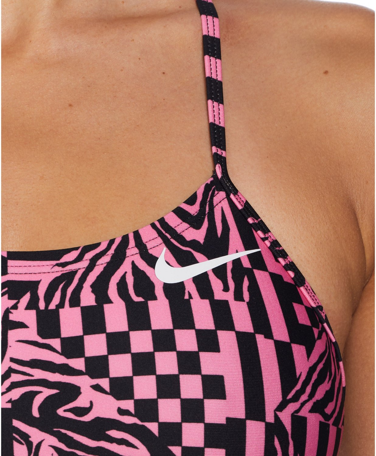 Nike Women's HydraStrong Multi Print Cutout One Piece Swimsuit - view number 4