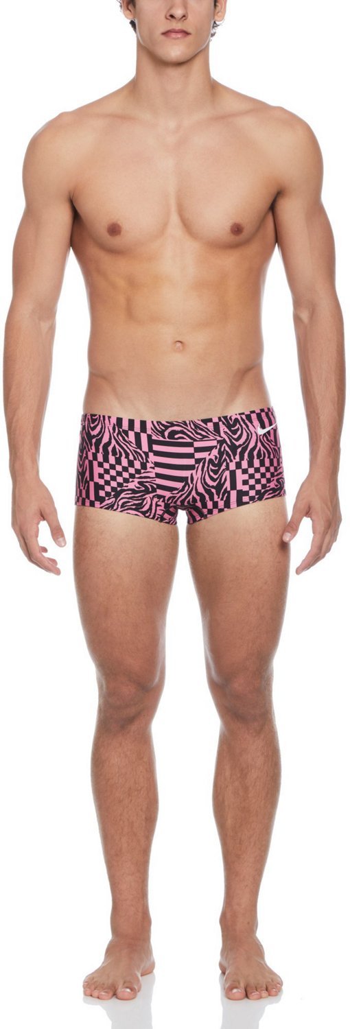 Nike Men's HydraStrong Multi Print Square Leg Swim Brief - view number 3