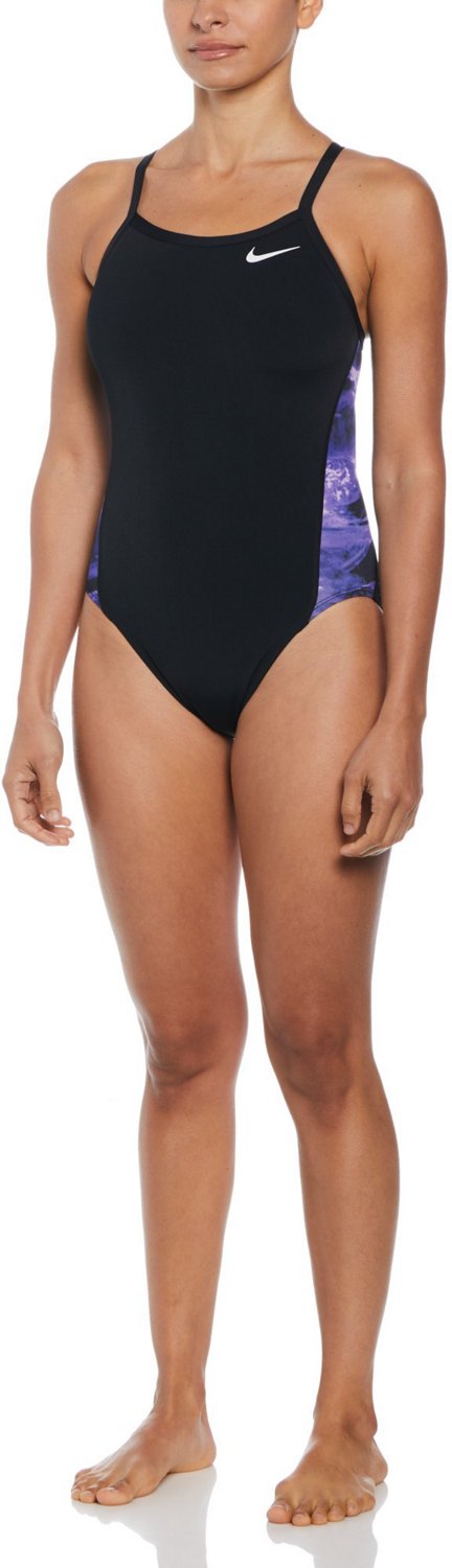 Nike Women's HydraStrong Multi Print Racerback Splice One Piece Swimsuit - view number 3