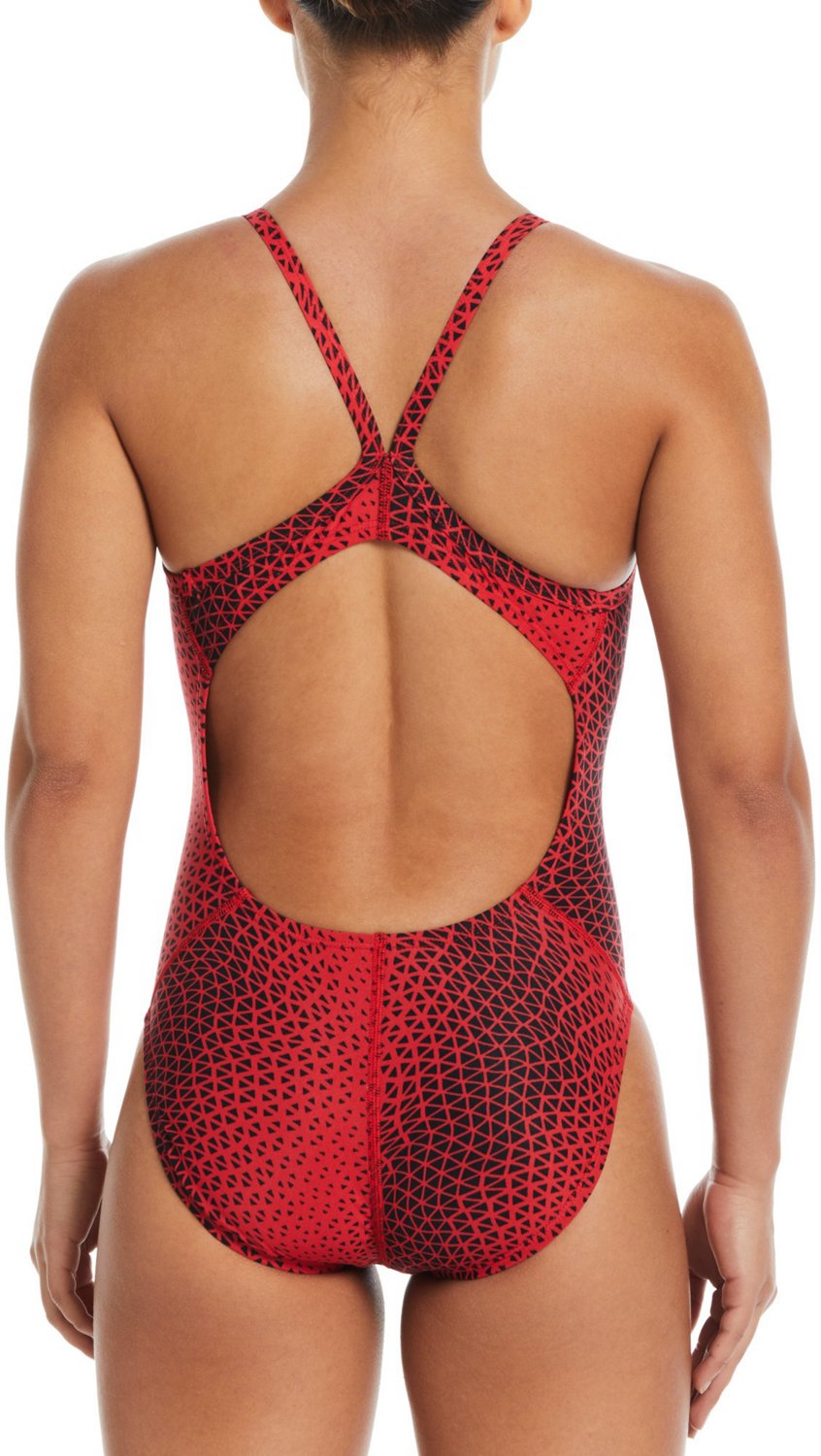 Nike Women's HydraStrong Delta Racerback One Piece Piece Swimsuit - view number 2