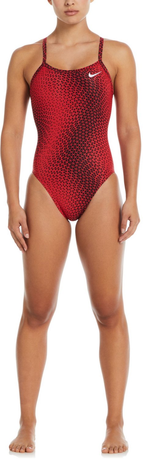 Nike Women's HydraStrong Delta Racerback One Piece Piece Swimsuit - view number 3