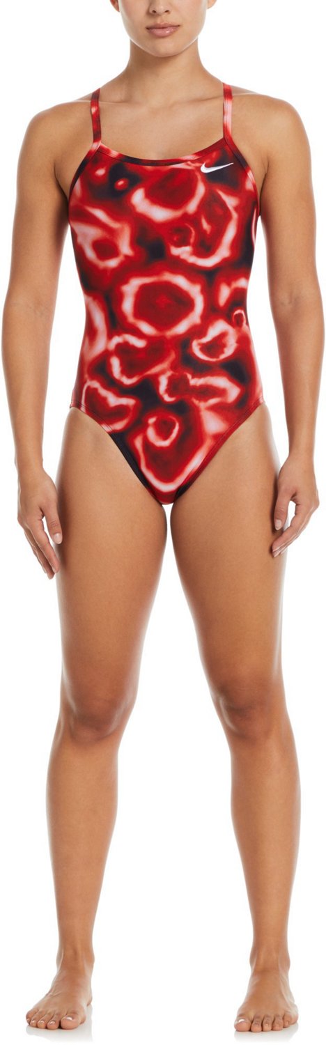 Nike Women's HydraStrong Digi Haze Racerback One Piece Piece Swimsuit - view number 3