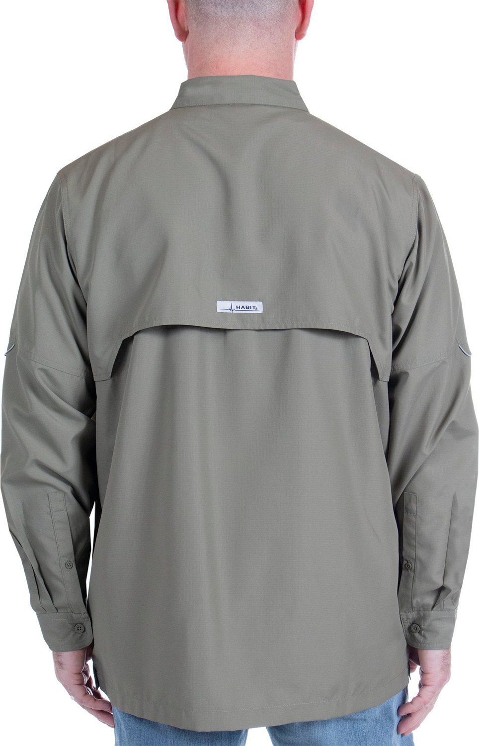 Habit Men's Fourche Mountain River Guide Long Sleeve Fishing Shirt - view number 2