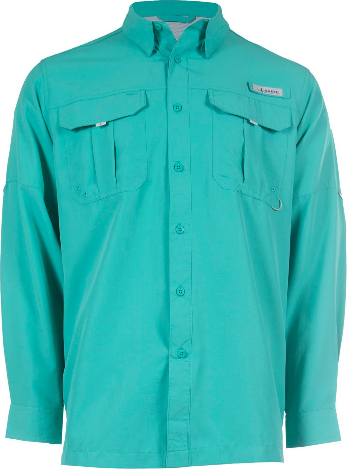 Habit Men's Fourche Mountain River Guide Long Sleeve Fishing Shirt
