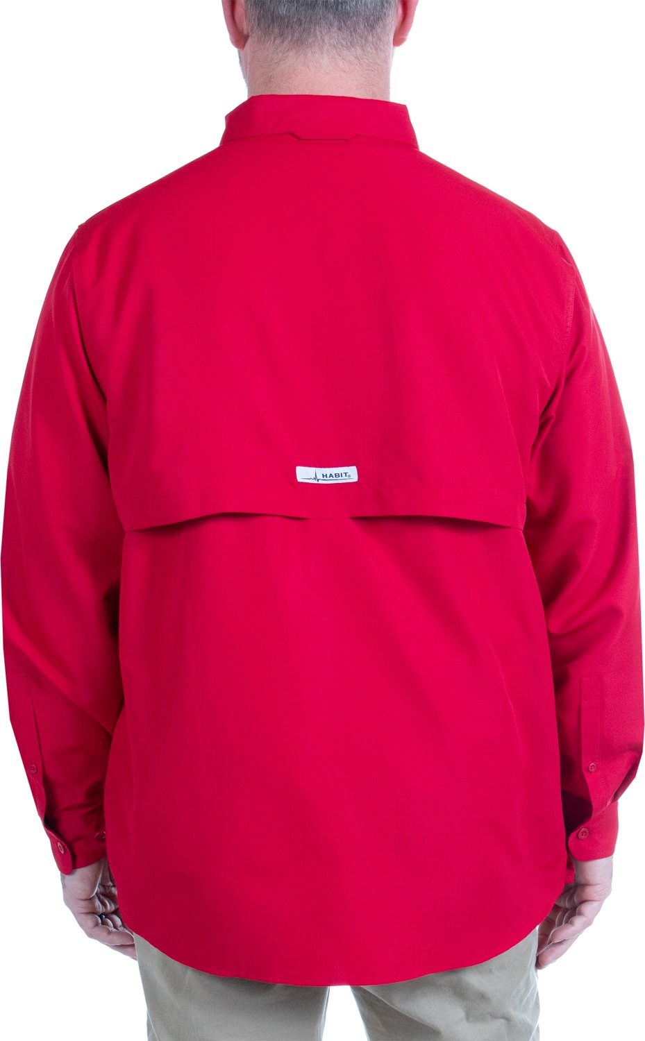Habit Men's River Guide Long Sleeve Fishing Shirt - view number 2