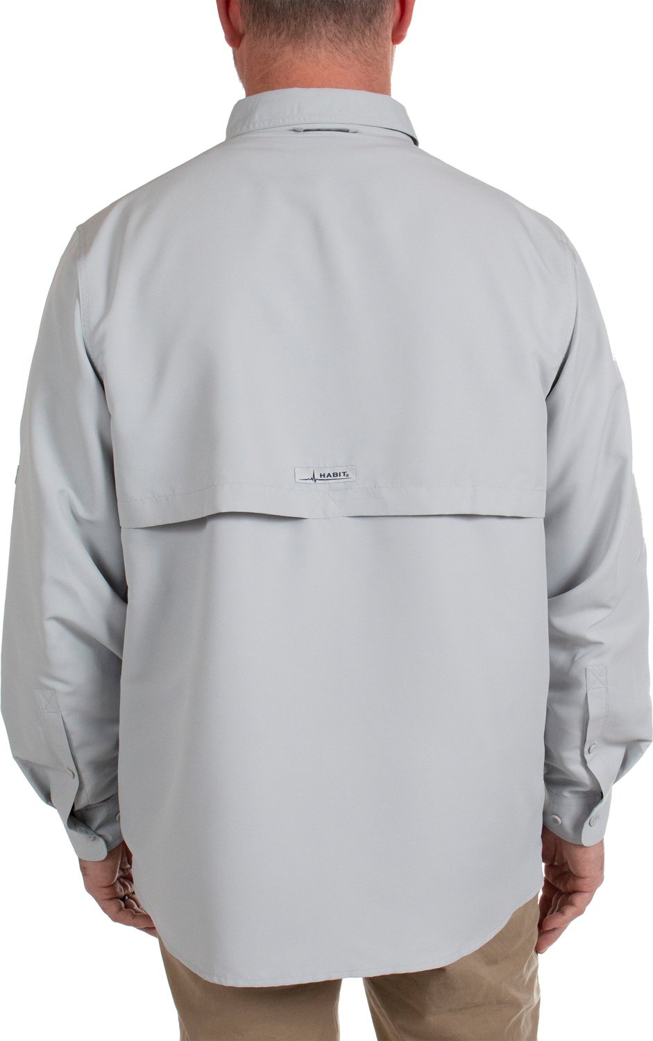 Habit Men's River Guide Long Sleeve Fishing Shirt - view number 2
