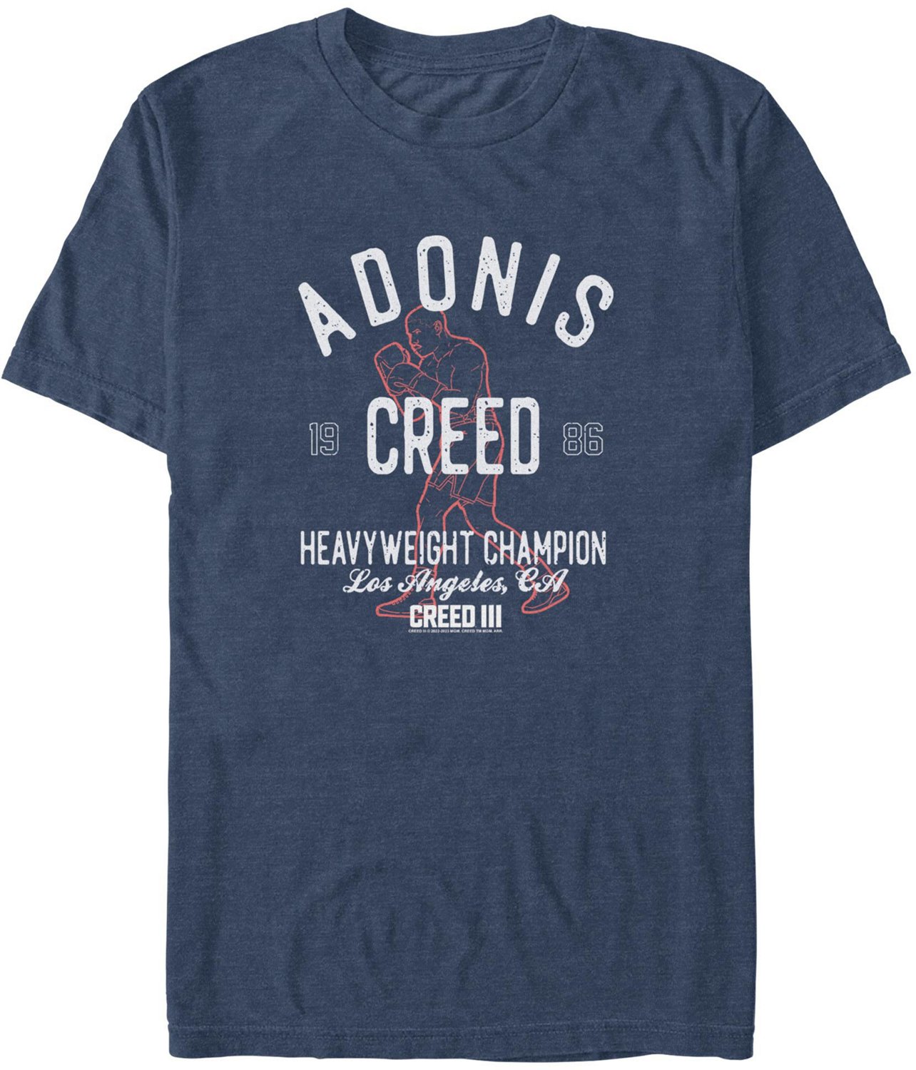 Mad Engine Creed Men's Vintage Collegiate Creed Short Sleeve T-shirt