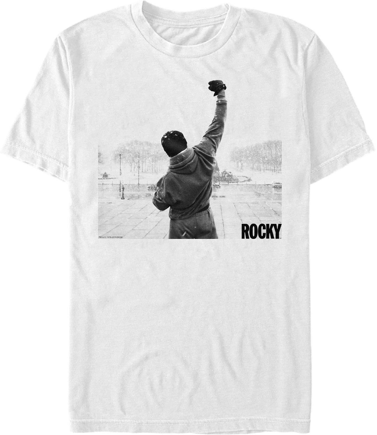 Mad Engine Rocky Men's Rocky Fist Poster Short Sleeve T-shirt - view number 1
