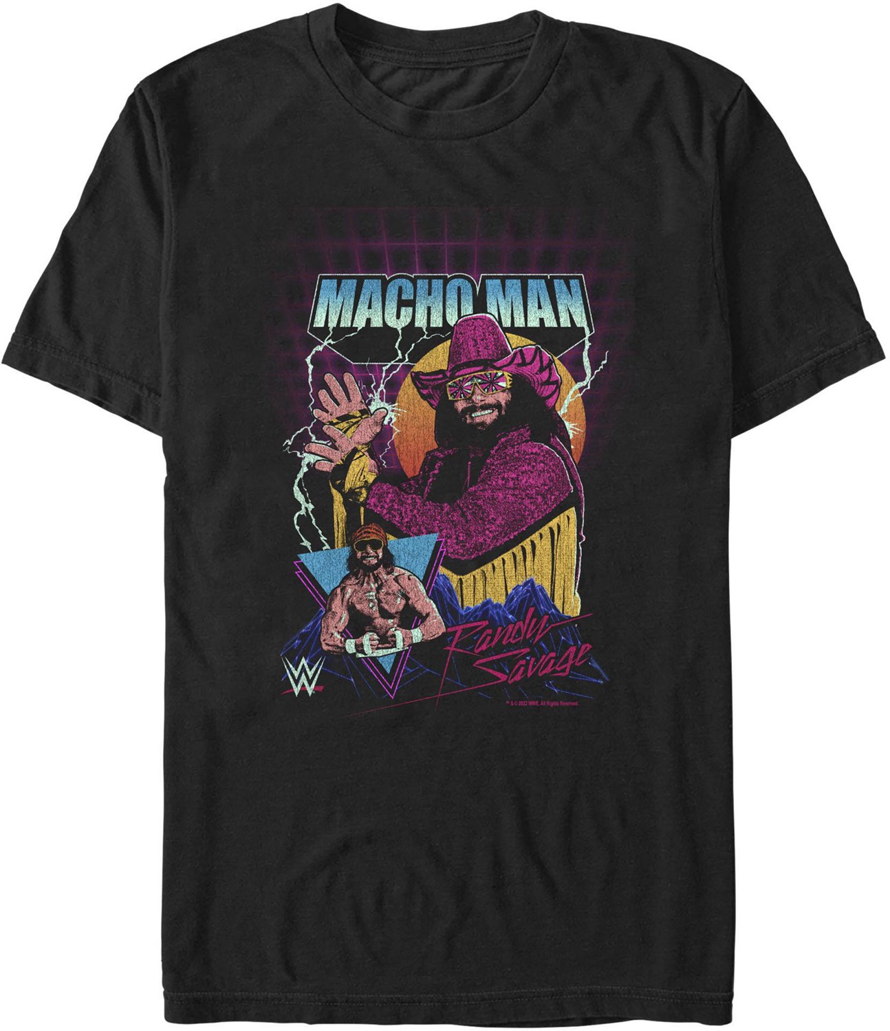 Mad Engine WWE Men's Macho Man Randy Savage Short Sleeve T-shirt | Academy