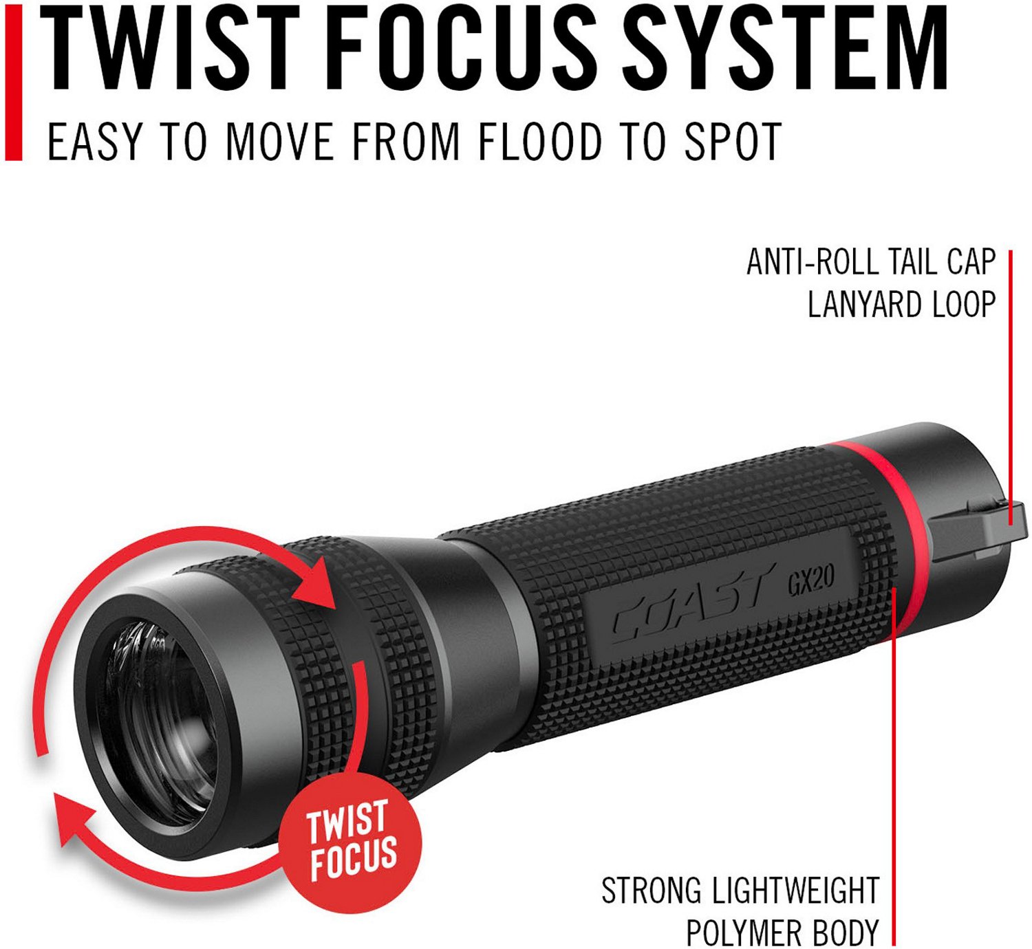 Coast GX20 Waterproof 1000 Lumen Flashlight                                                                                      - view number 3