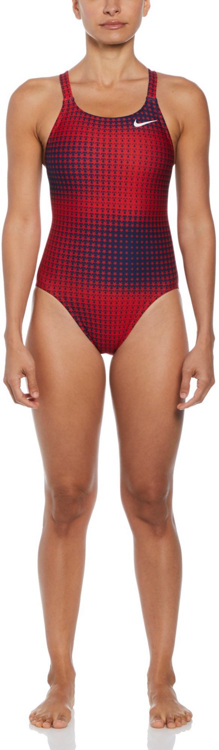 Nike Women's HydraStrong Multi Print Cutout One Piece Swimsuit - view number 2