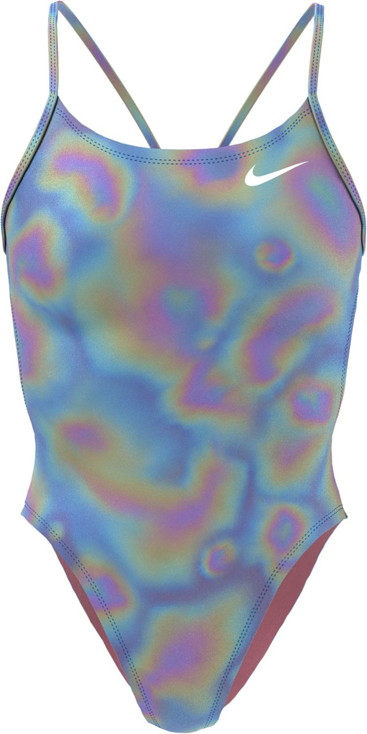 Nike Women's HydraStrong Multi Print Cutout One Piece Swimsuit - view number 3