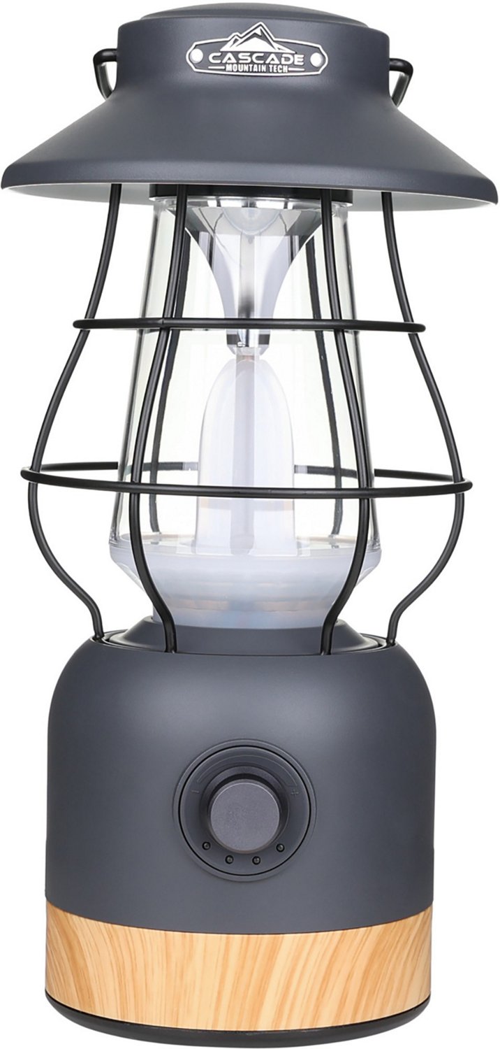 Cascade Mountain Tech 1,000 Lumen Dual Power Campfire Lantern and Power Bank