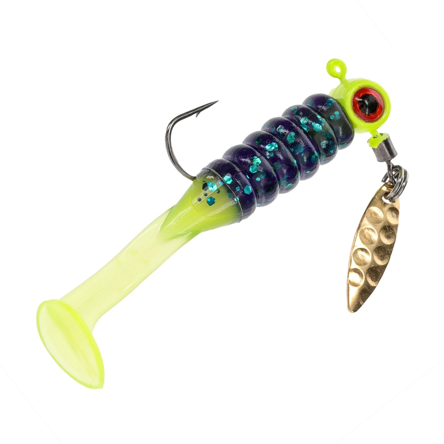 Strike King Mr. Crappie Sausage Head Spins Pre-Rigged Slabalicious 1/8 Bait - view number 2