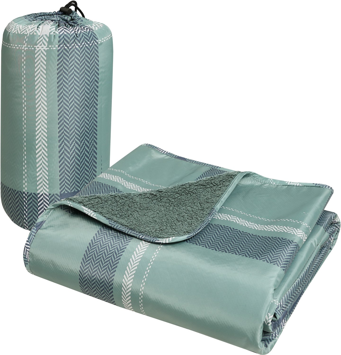 Coleman Indoor-Outdoor 50 in x 70 in Nylon Sherpa Throw Blanket - view number 2