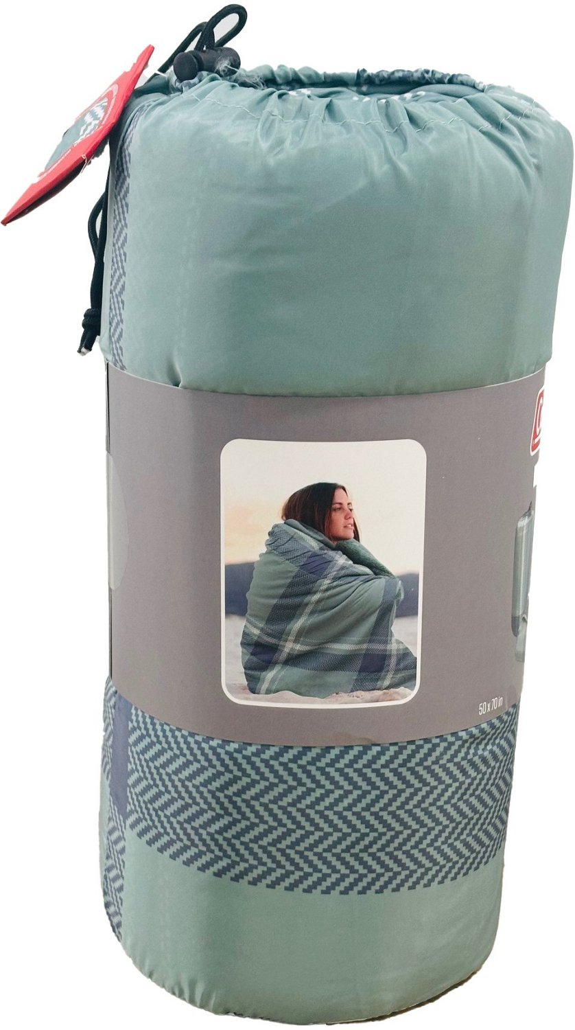 Coleman Indoor-Outdoor 50 in x 70 in Nylon Sherpa Throw Blanket - view number 3