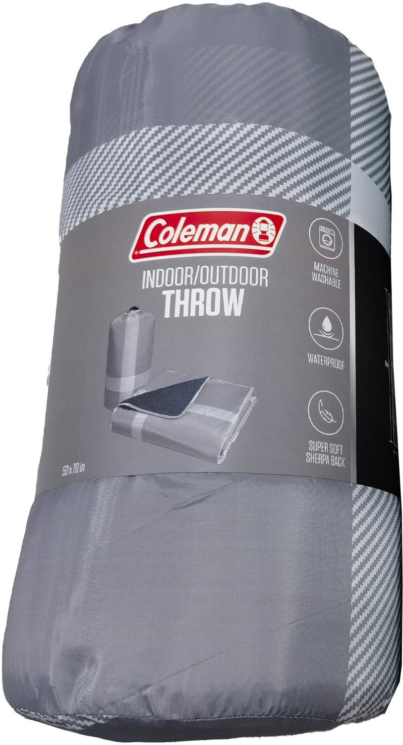 Coleman Indoor-Outdoor 50 in x 70 in Nylon Sherpa Throw Blanket - view number 5