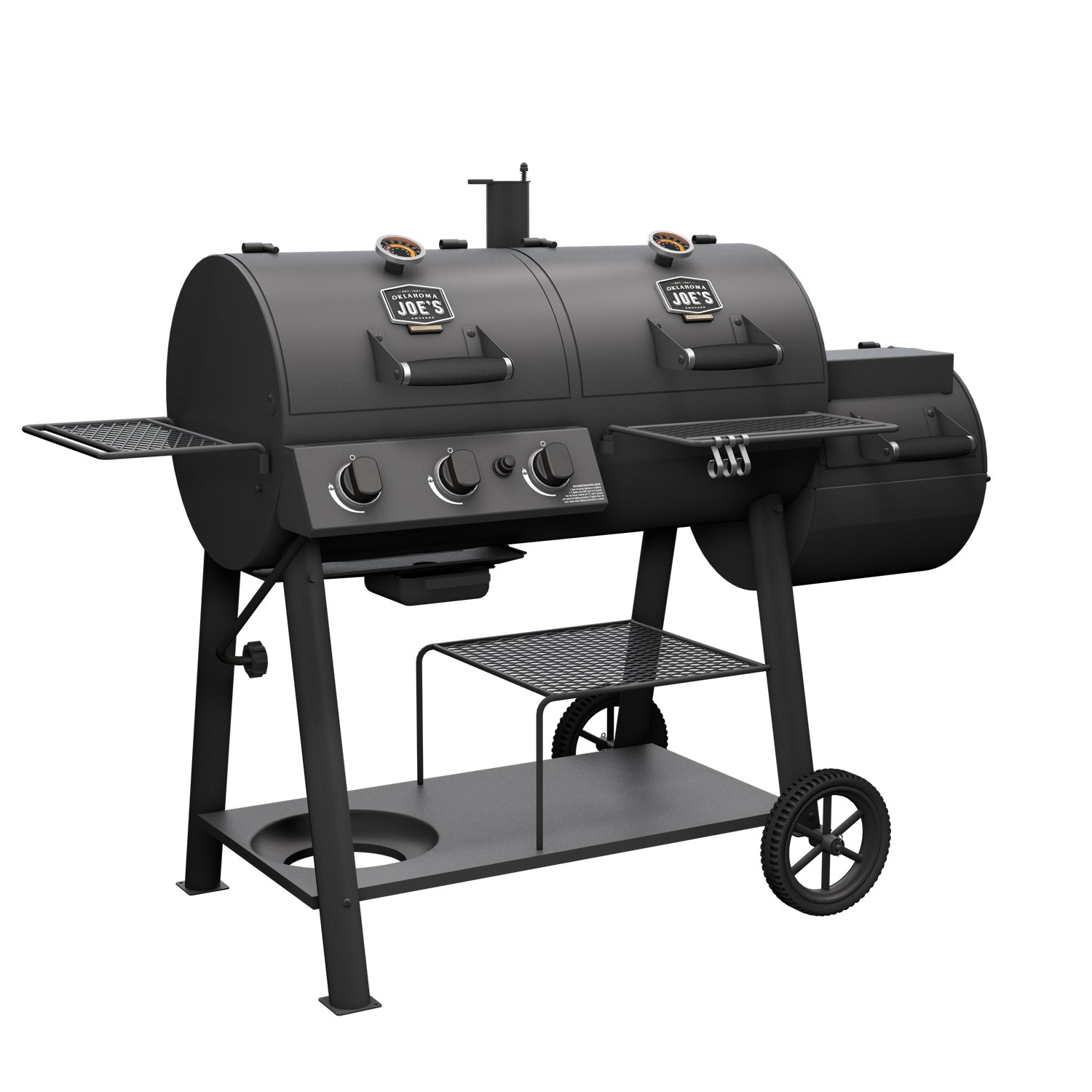 Oklahoma Joe's Canyon Combo Gas Charcoal Grill and Smoker                                                                        - view number 1 selected