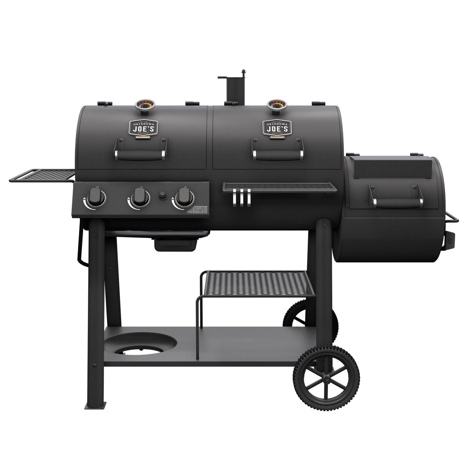 Oklahoma Joe's Canyon Combo Gas Charcoal Grill and Smoker                                                                        - view number 2