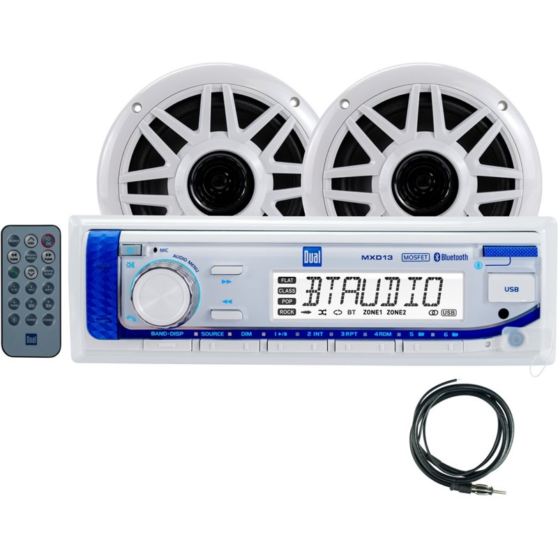 Dual Digital Receiver Package One Pair 6.5 in Speakers