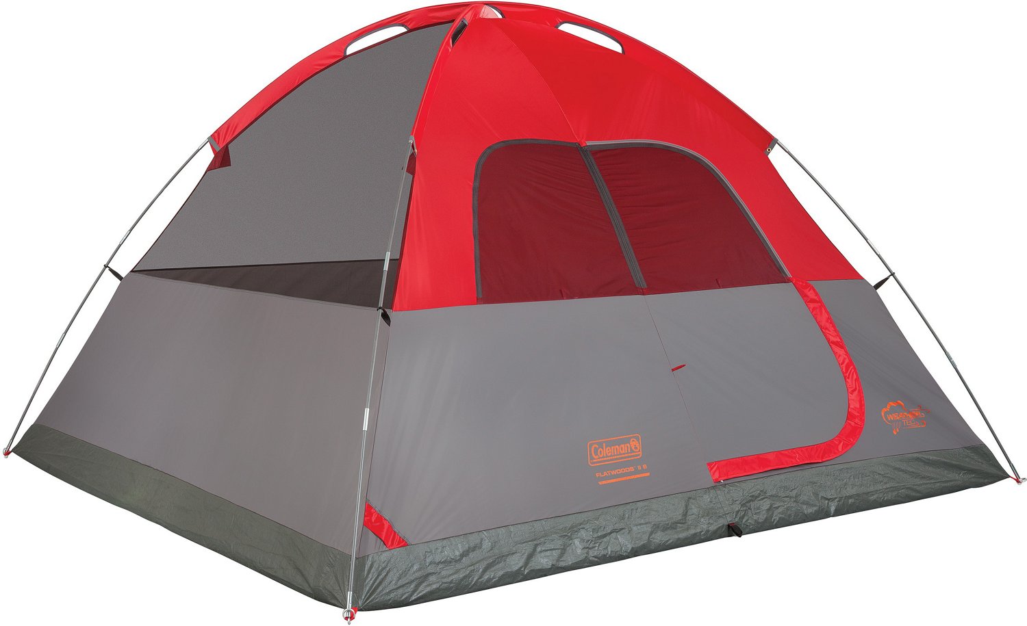 Coleman Flatwoods II Lightweight 6 Person Dome Camping Tent                                                                      - view number 1 selected