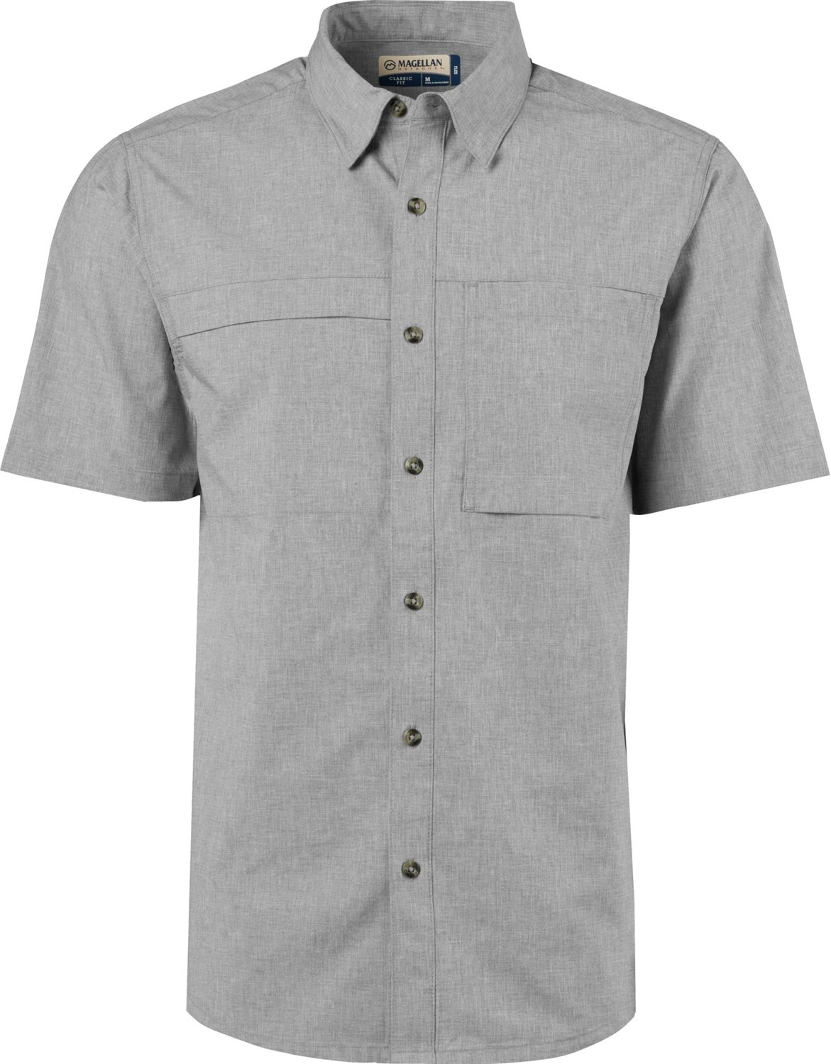 Magellan Outdoors Men's Hickory Canyon Ventilation Short Sleeve Shirt - view number 3