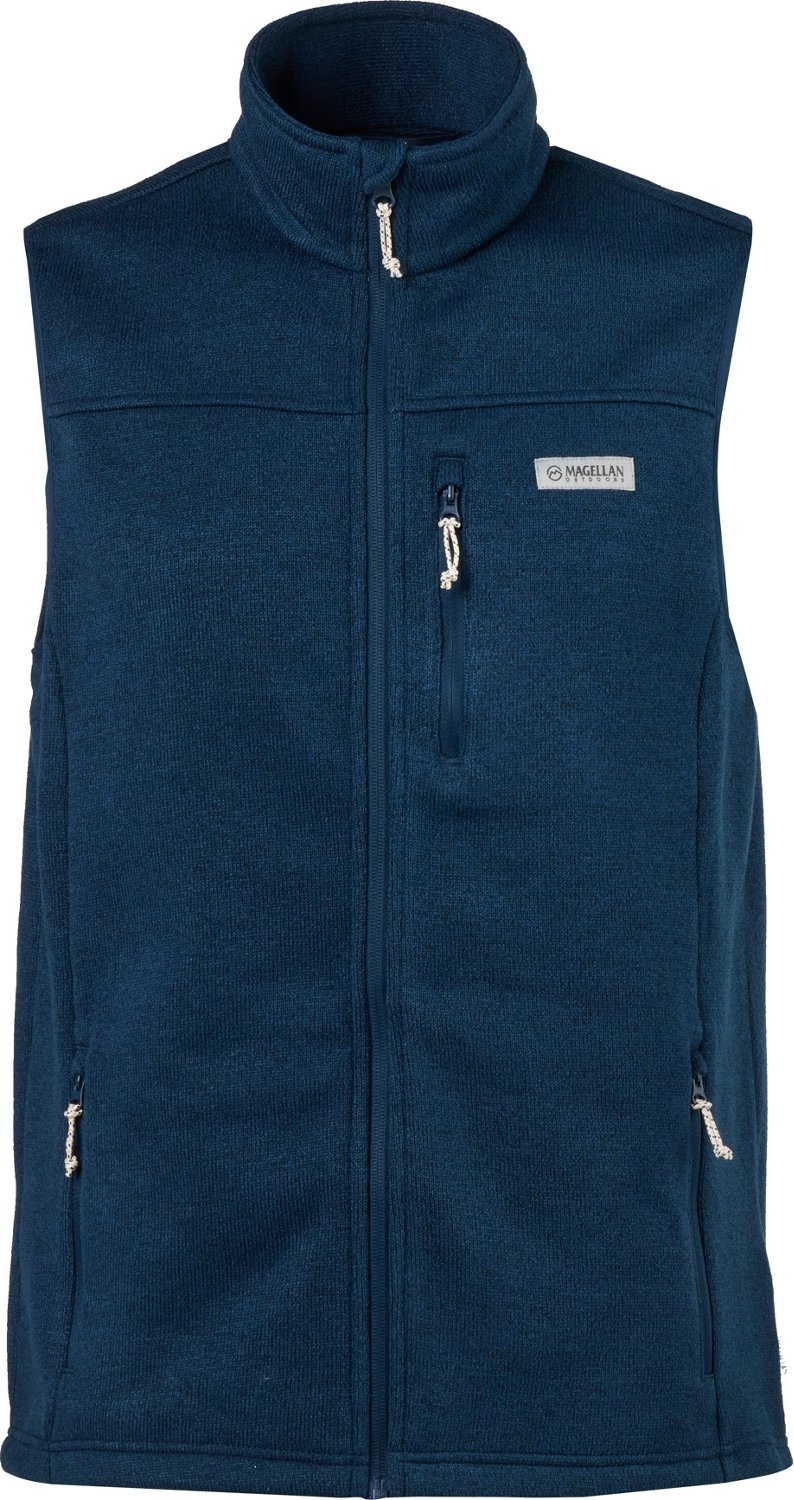 Magellan Outdoors Men’s Campfire Sweater Fleece Vest                                                                          