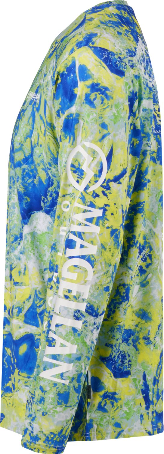 Magellan Outdoors Men's FishGear Mossy Oak Whitecap Long Sleeve Crew T-shirt - view number 3