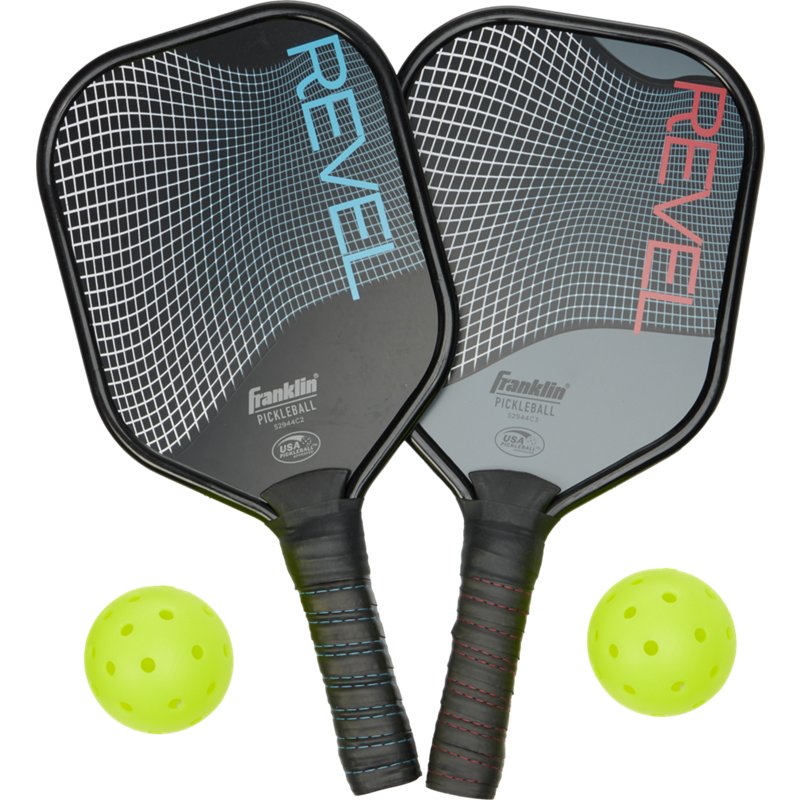 Franklin Revel 2-Player Aluminum Pickleball Set Black/Grey - Pickleball at Academy Sports