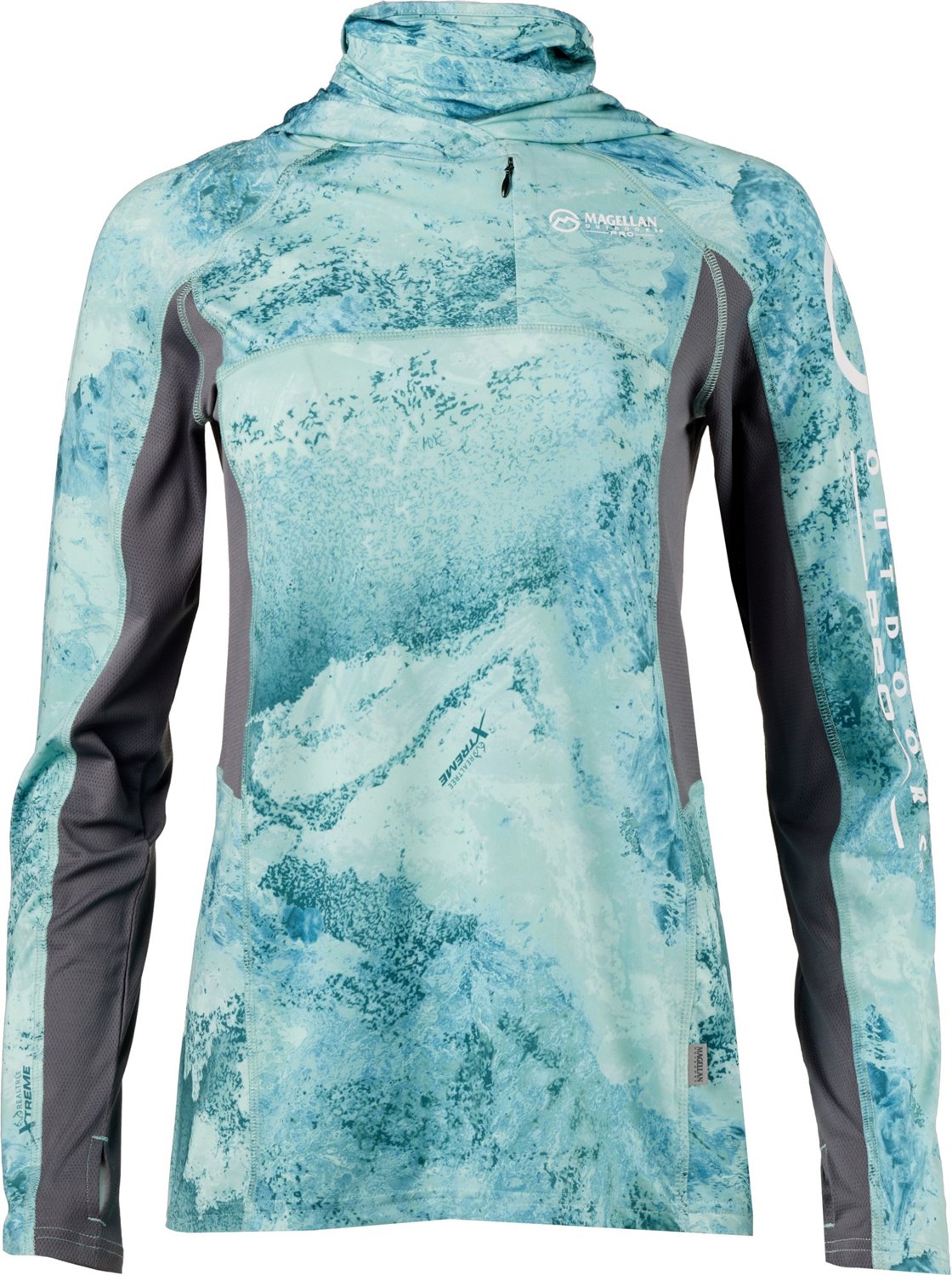Magellan Outdoors Women s Pro Fish Angler RTX Gaiter Hoodie Academy
