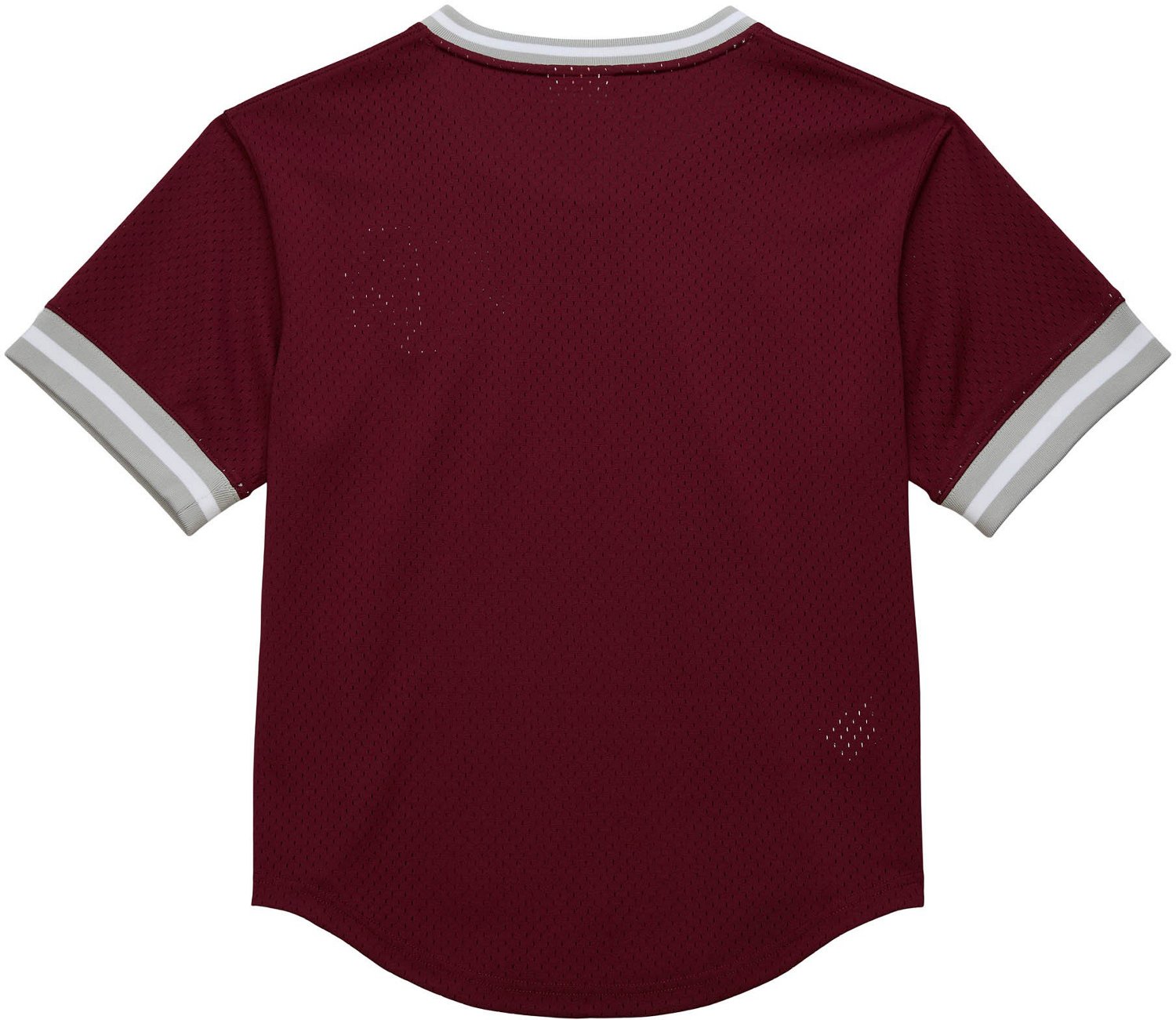 Mitchell & Ness Men's Texas A&M Fashion Mesh V-neck Vintage Logo Jersey - view number 2
