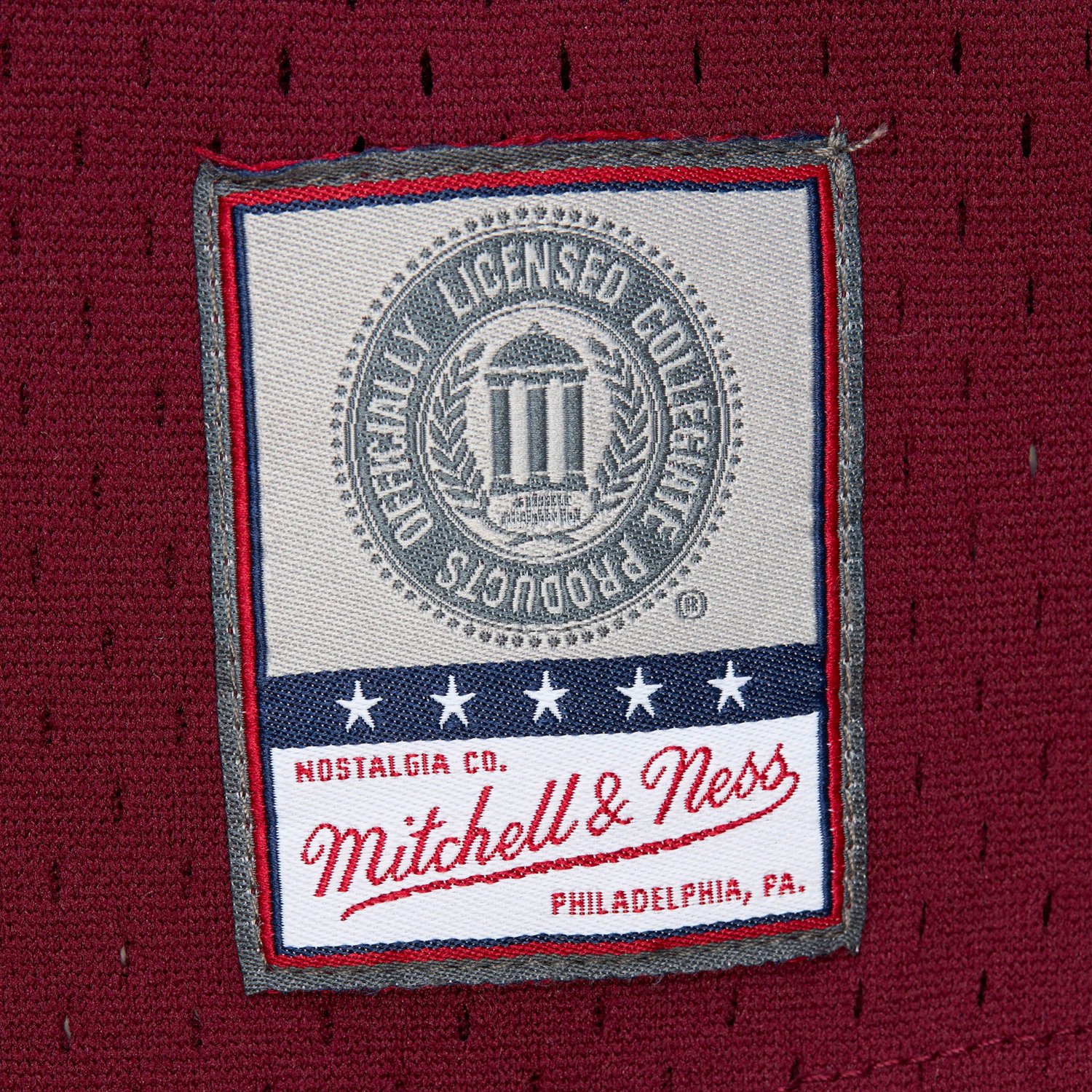 Mitchell & Ness Men's Texas A&M Fashion Mesh V-neck Vintage Logo Jersey - view number 4