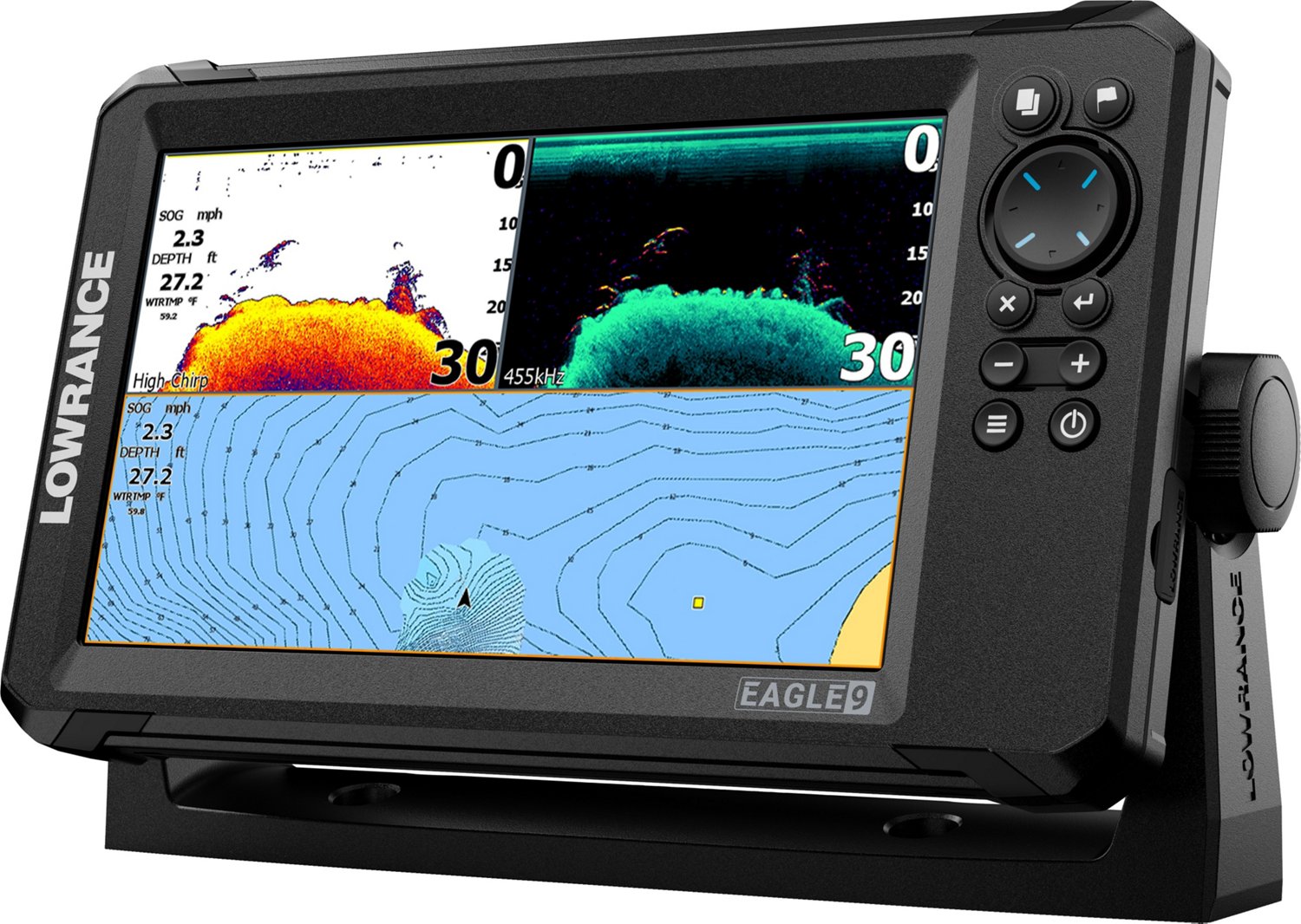 Lowrance Eagle Tripleshot 9 Fish Finder and Chartplotter | Academy