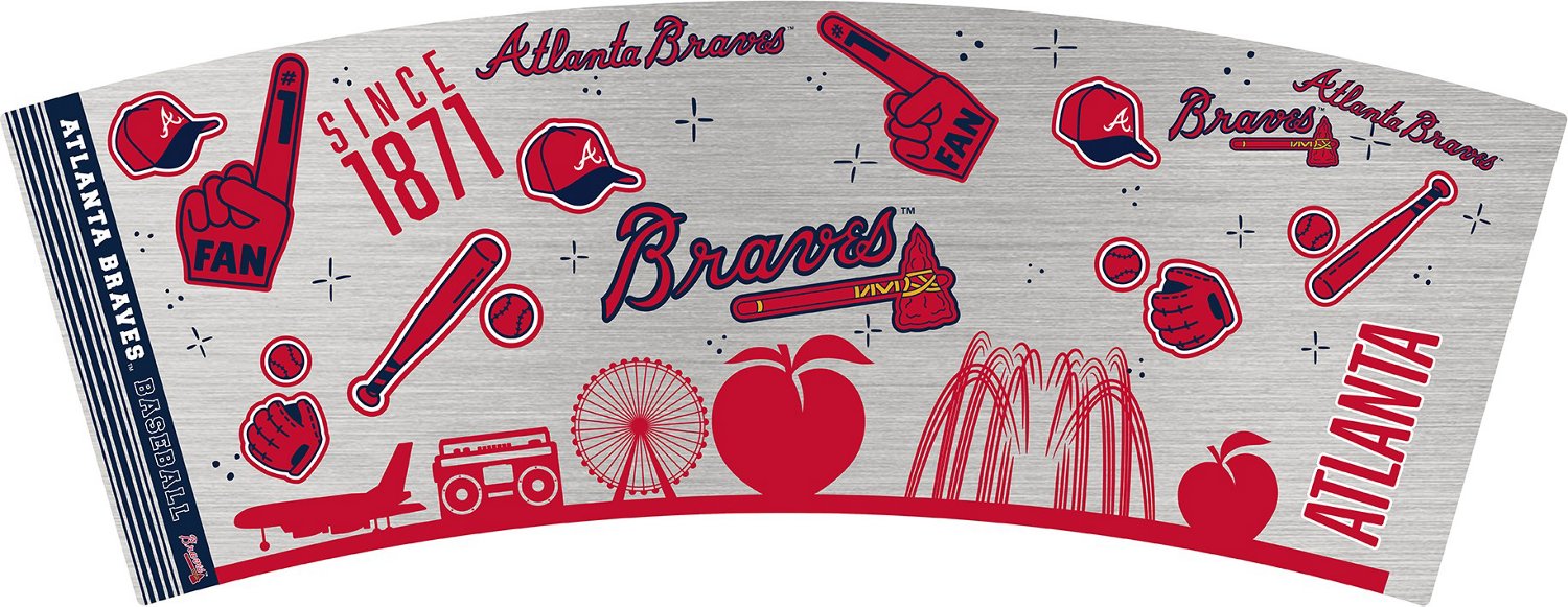 Great American Products MLB Atlanta Braves 22 oz Alt Color Tailgater Tumbler - view number 2