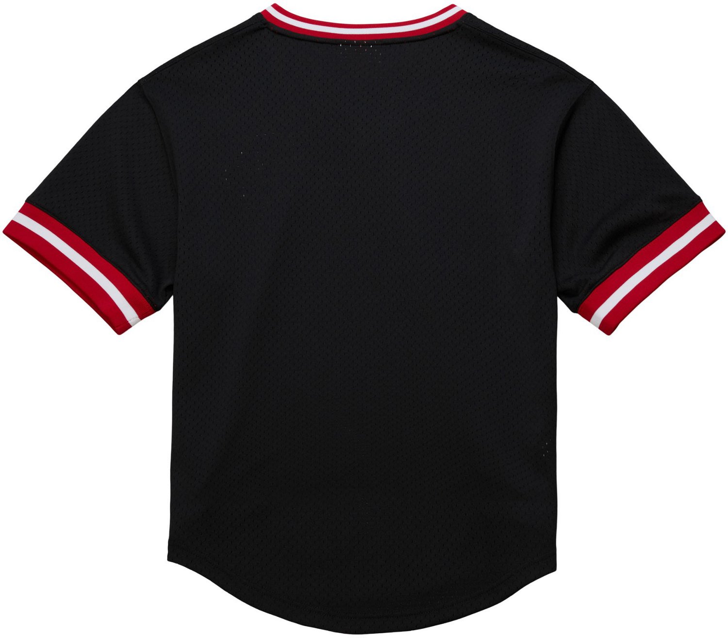 Mitchell & Ness Men's Oklahoma Fashion Mesh V-neck Vintage Logo Jersey                                                           - view number 2