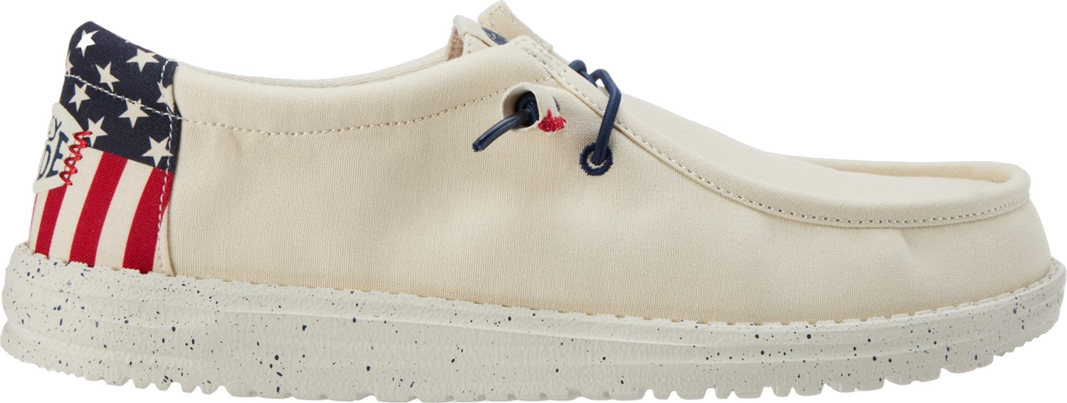 HEYDUDE Men's Wally Americana Wide Slip-On Shoes