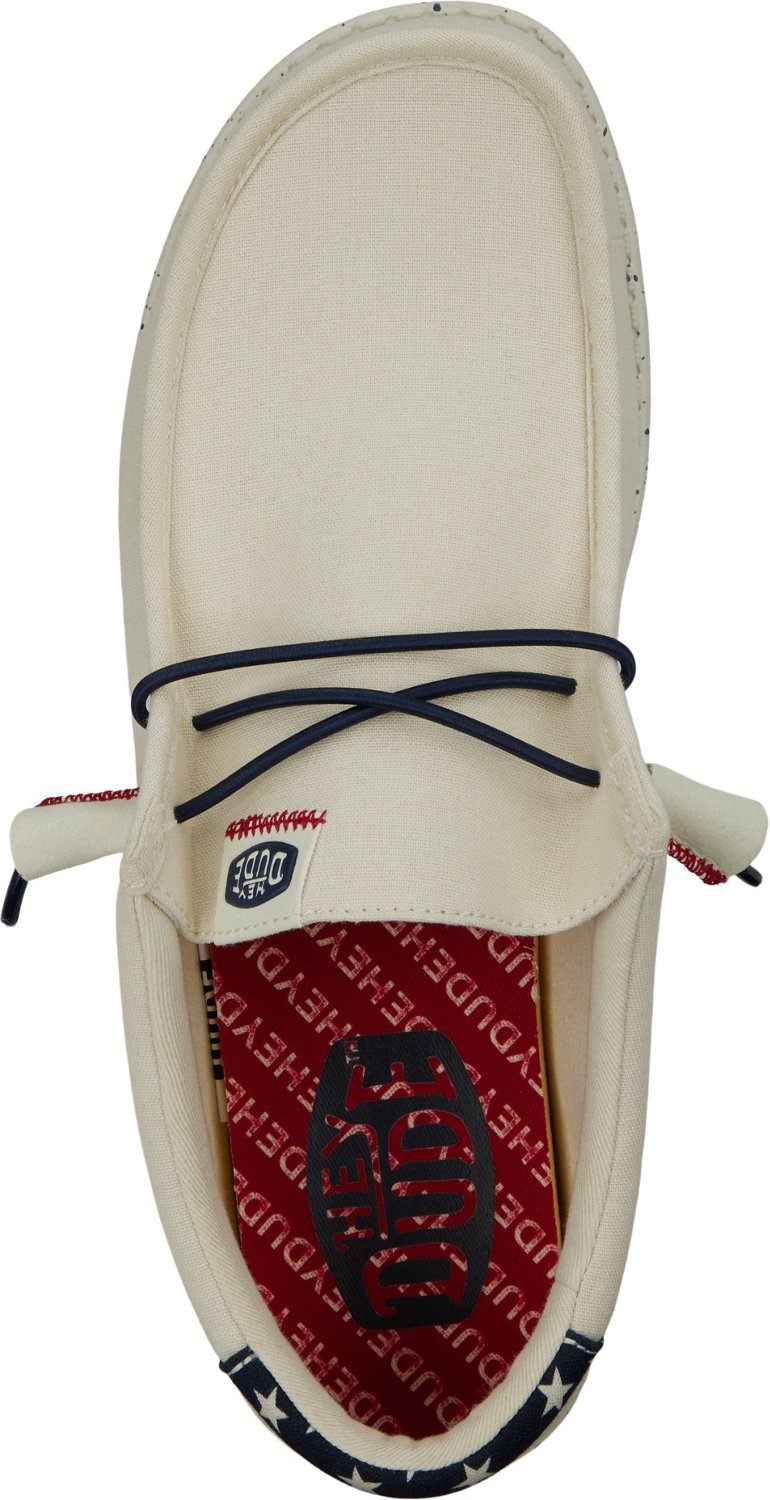 HEYDUDE Men's Wally Americana Wide Slip-On Shoes                                                                                 - view number 5