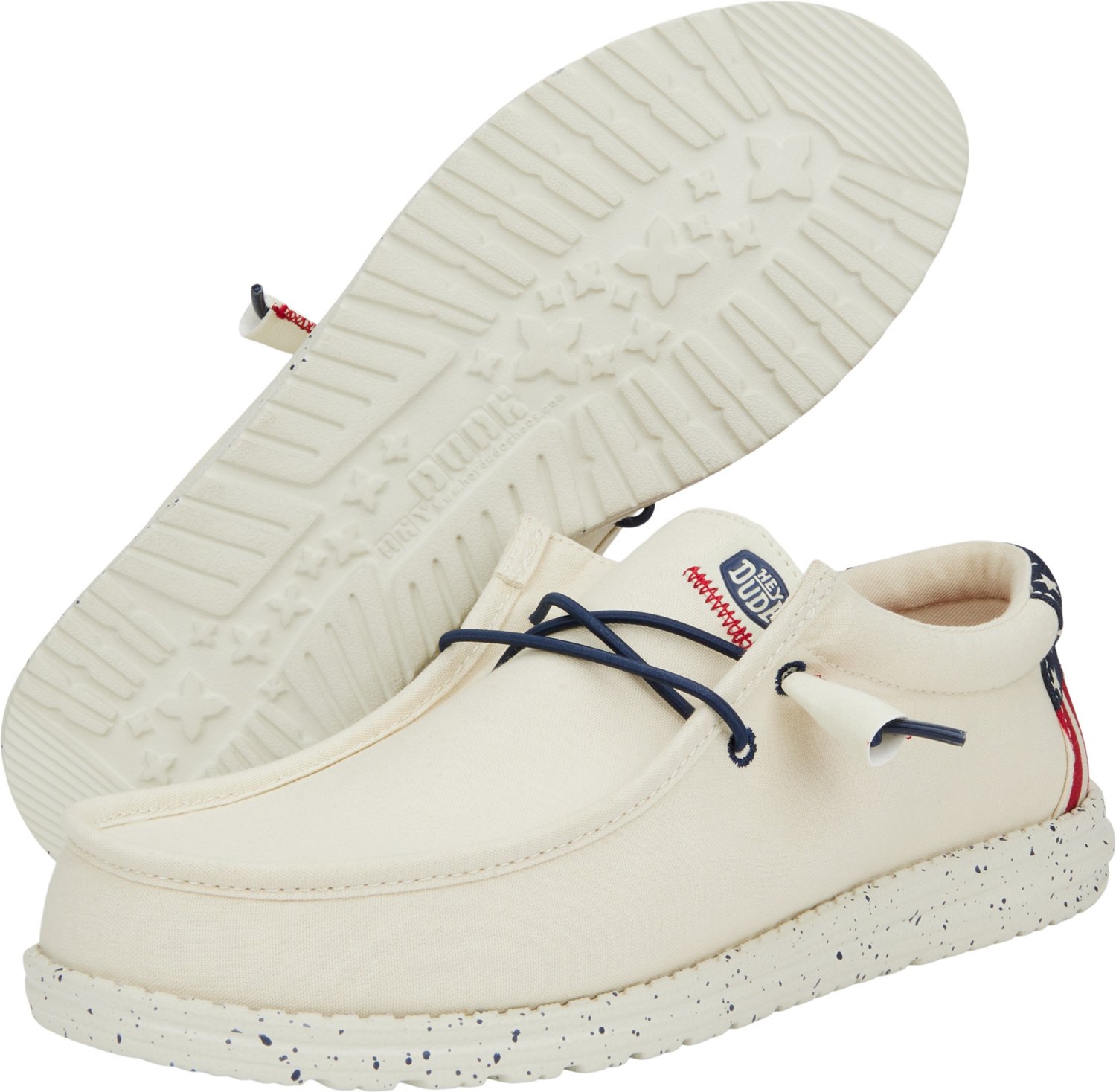 HEYDUDE Men's Wally Americana Wide Slip-On Shoes                                                                                 - view number 6