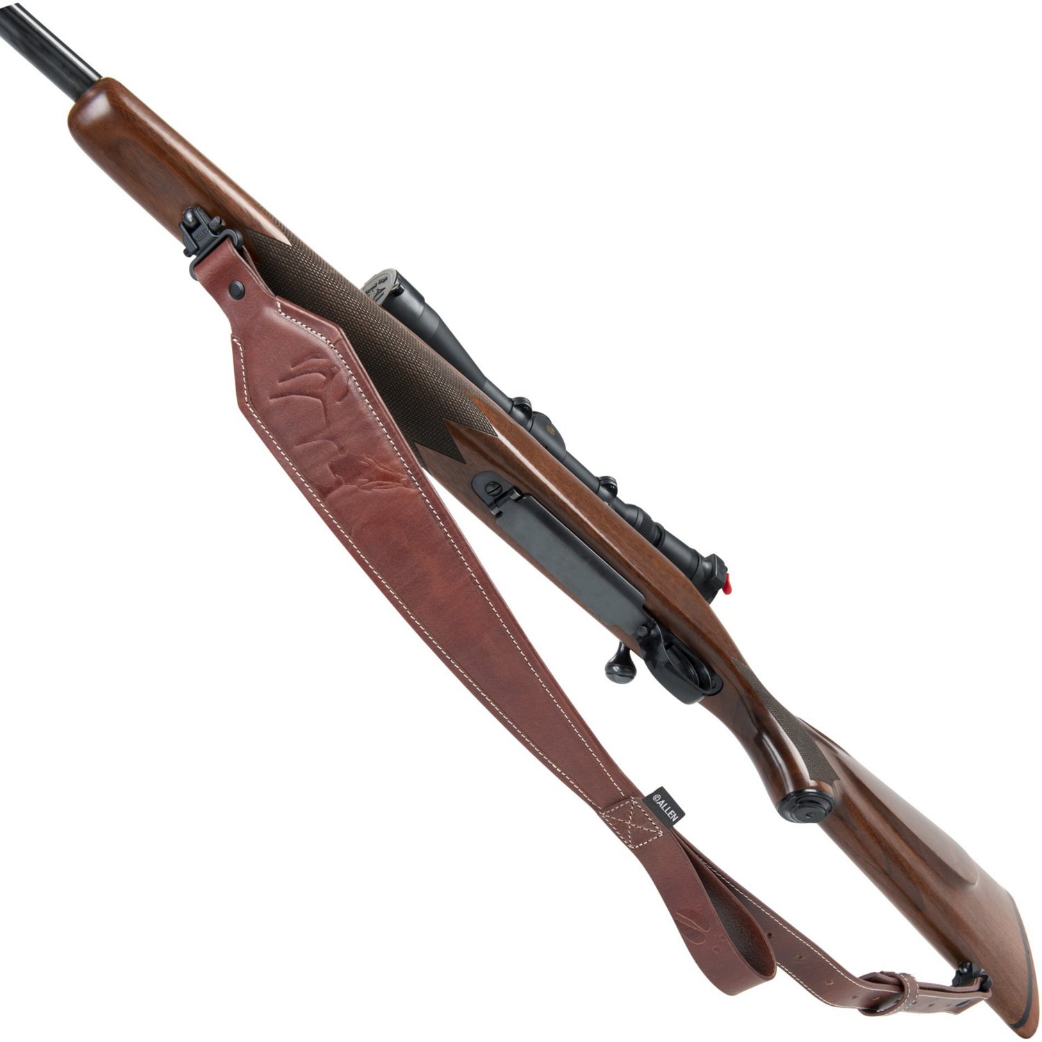 Allen Company Heritage Deer Deboss Leather Rifle Sling - view number 4
