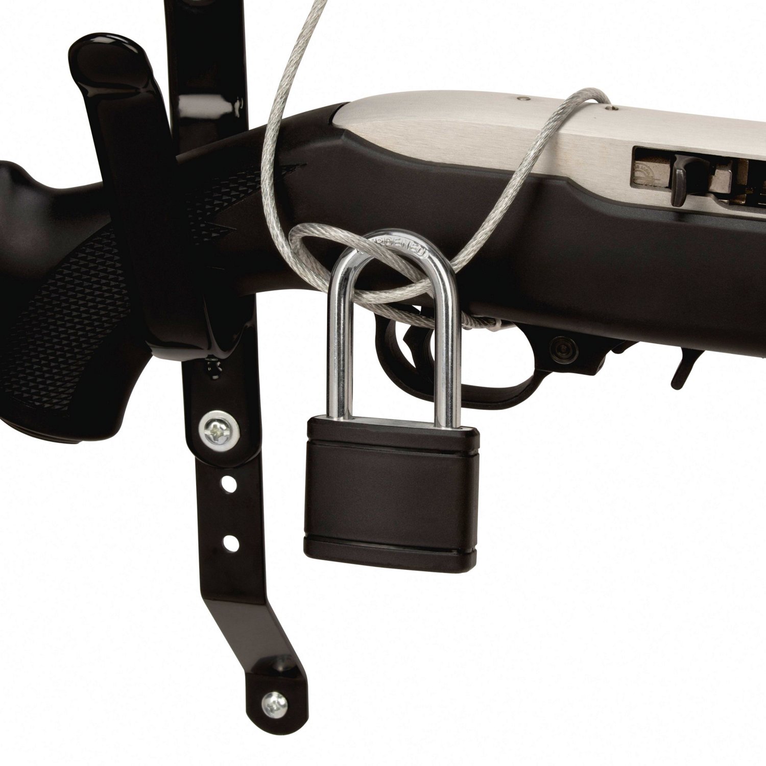 Allen Company Steel Locking Truck Window 3-Gun Rack - view number 7