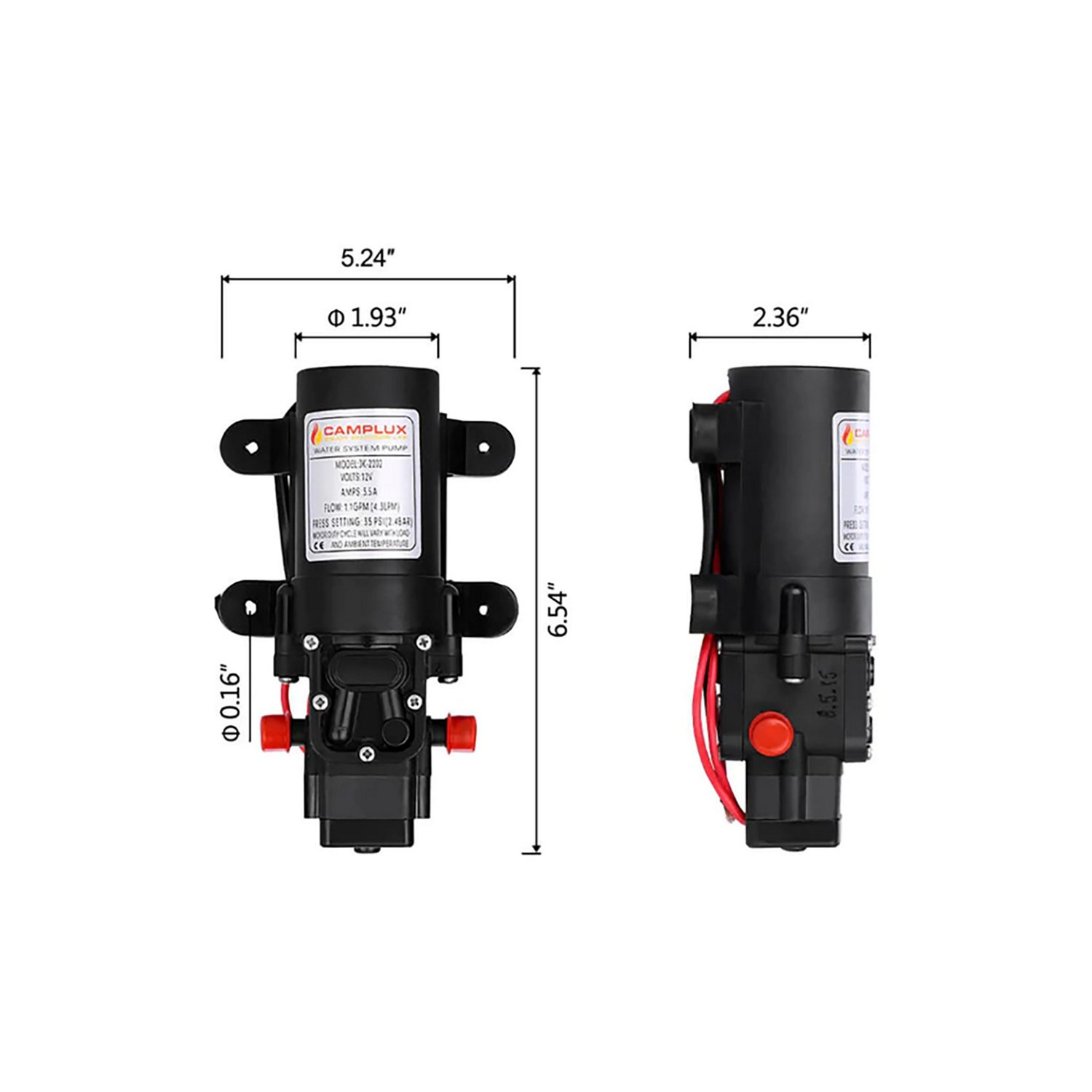 CampLux Outdoor Portable Propane Off-Grid 1.32 GPM Tankless Water Heater - view number 3