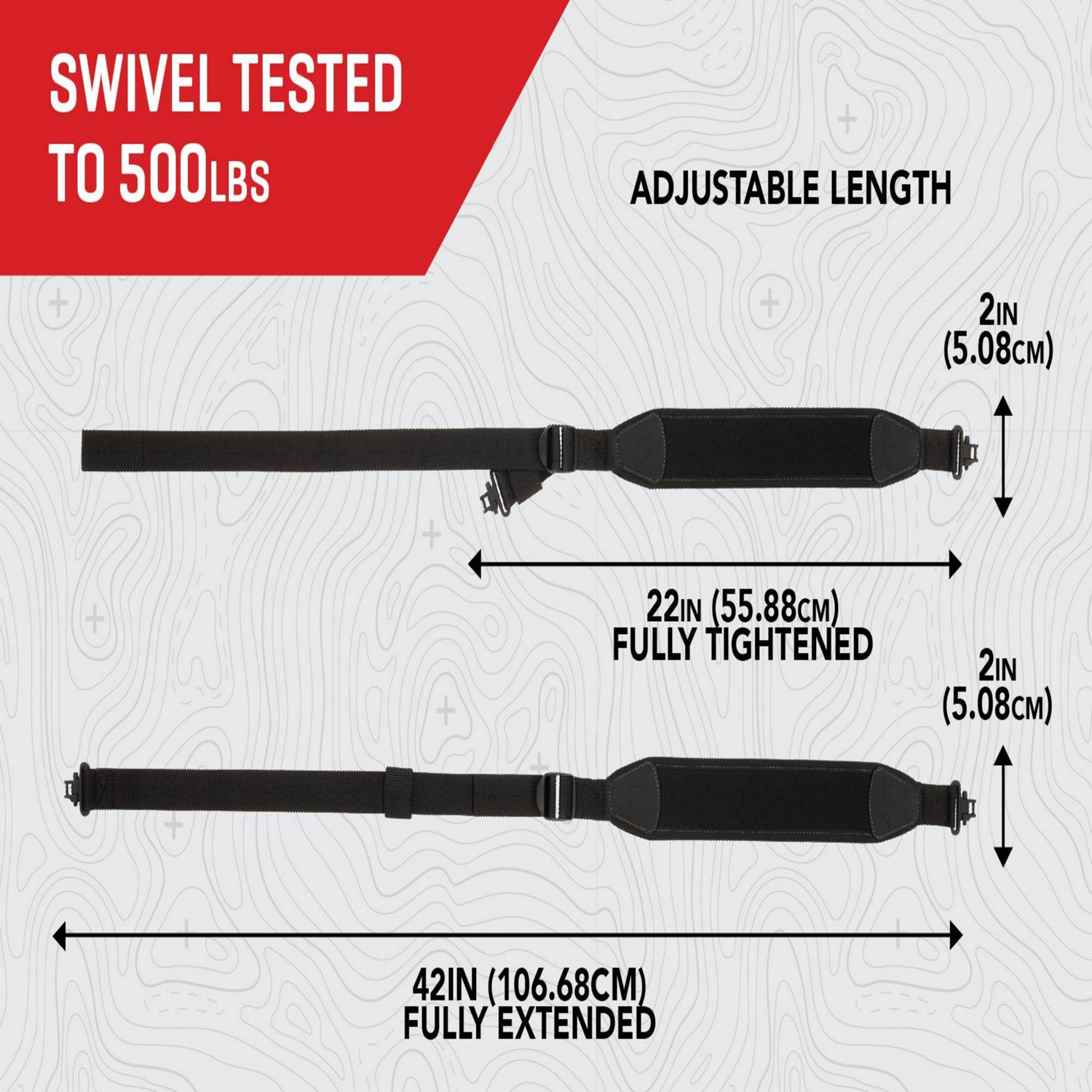 Allen Company Cascade Neoprene Gun Sling with Swivels - view number 6