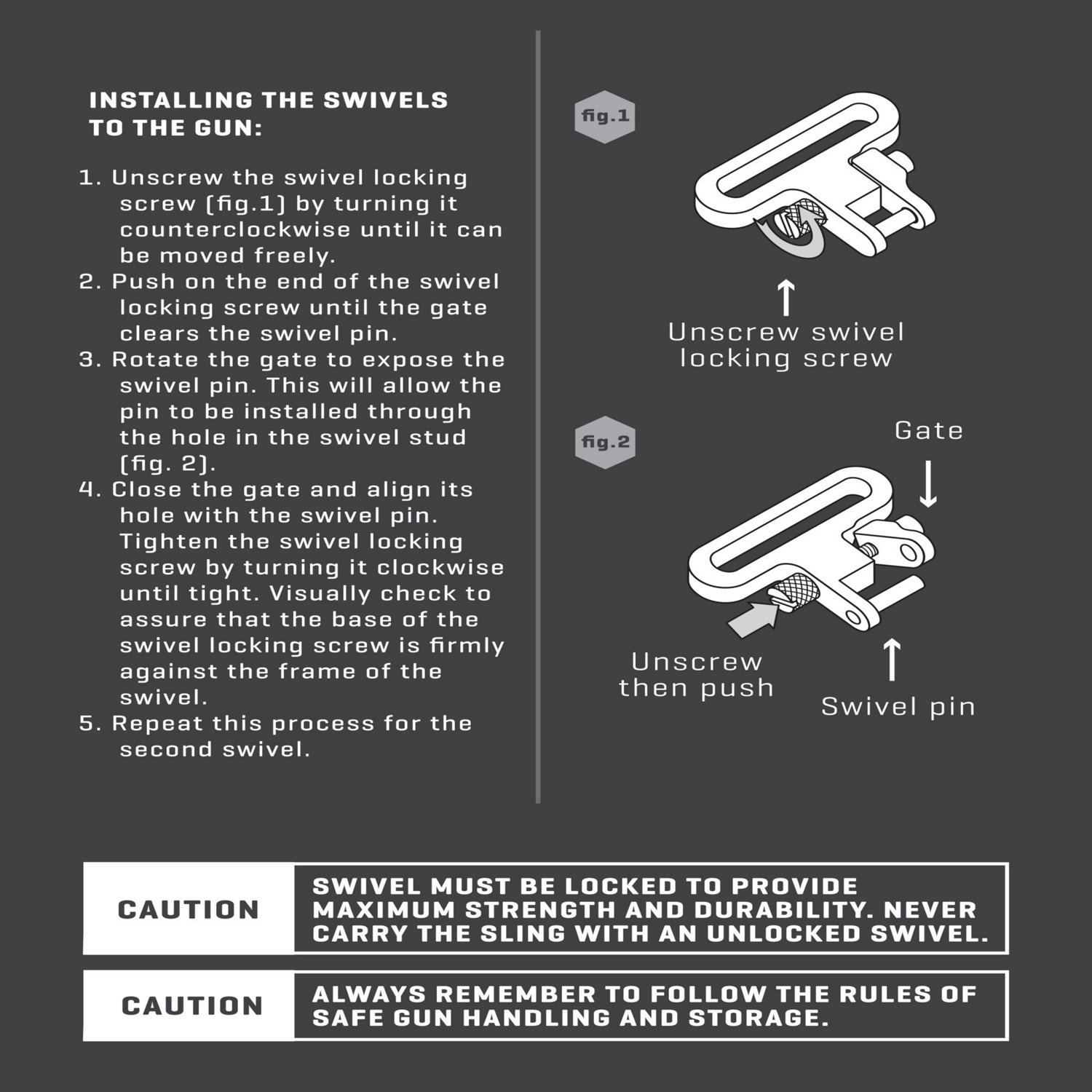 Allen Company Magnum 1-1/4 in Swivel Set - view number 3